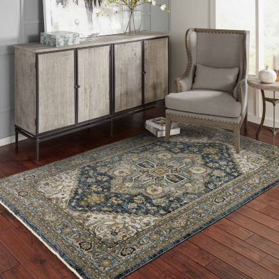 Covington Home Adeline Oriental Medallion Indoor Rectangular Area Rug