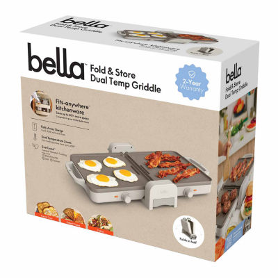 bella Fold Store Dual Temp Griddle, Fits-anywhere™ kitchenware