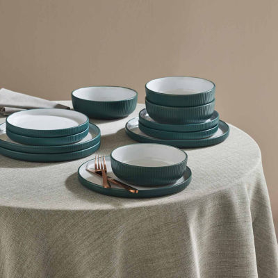 Christian Siriano New York Laro 12-pc. Stoneware Dinnerware Set