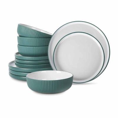 Christian Siriano New York Laro 12-pc. Stoneware Dinnerware Set