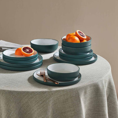 Christian Siriano New York Laro 12-pc. Stoneware Dinnerware Set