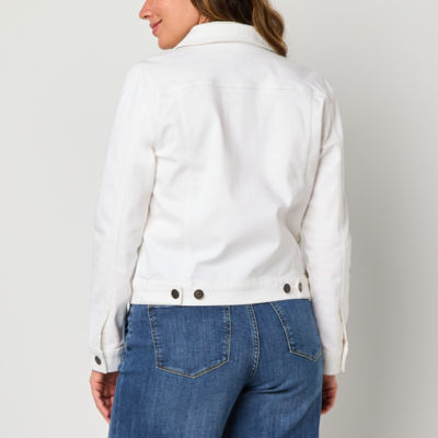 St. John's Bay Womens Denim Midweight Jacket