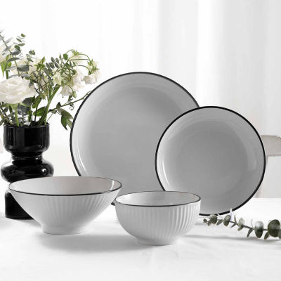 Christian Siriano New York Lustra 16-pc. Stoneware Dinnerware Set
