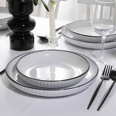 Christian Siriano New York Lustra 16-pc. Stoneware Dinnerware Set