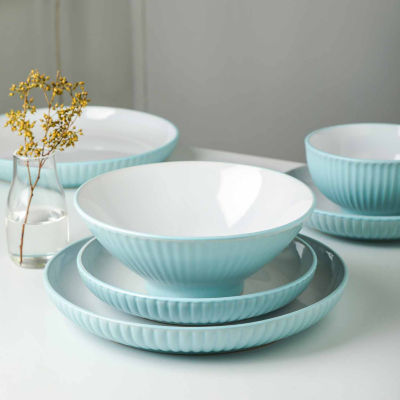 Christian Siriano New York Lustra 16-pc. Stoneware Dinnerware Set