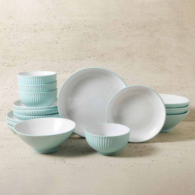 Christian Siriano New York Lustra 16-pc. Stoneware Dinnerware Set