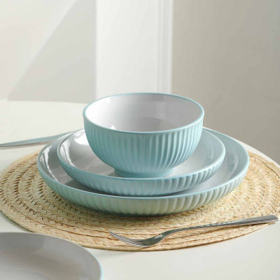 Christian Siriano New York Lustra 16-pc. Stoneware Dinnerware Set
