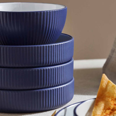 Christian Siriano New York Larosso 24-pc. Stoneware Dinnerware Set