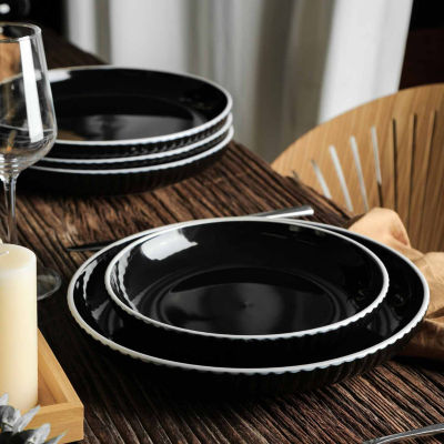 Christian Siriano New York Lustra 32-pc. Stoneware Dinnerware Set