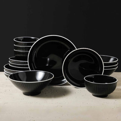 Christian Siriano New York Lustra 32-pc. Stoneware Dinnerware Set