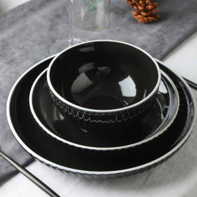 Christian Siriano New York Lustra 32-pc. Stoneware Dinnerware Set