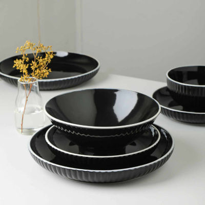 Christian Siriano New York Lustra 32-pc. Stoneware Dinnerware Set