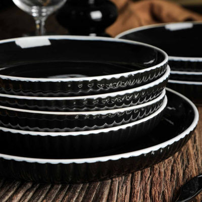 Christian Siriano New York Lustra 32-pc. Stoneware Dinnerware Set