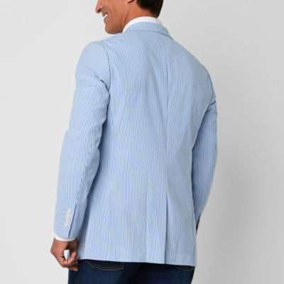 Stafford Mens Classic Fit Seersucker Sport Coat
