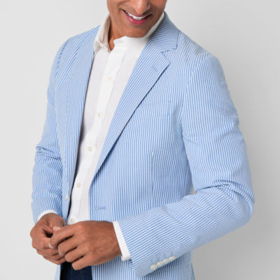 Stafford Mens Classic Fit Seersucker Sport Coat