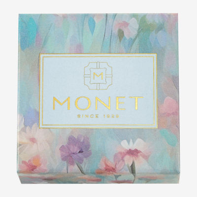 Monet Jewelry Pink Glass Pin