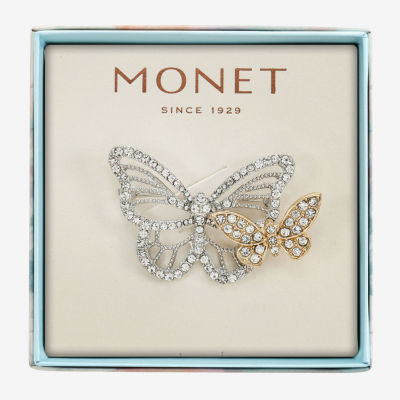 Monet Jewelry Glass Pin