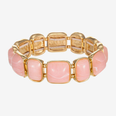 Liz Claiborne Womens Pink Stretch Bracelet