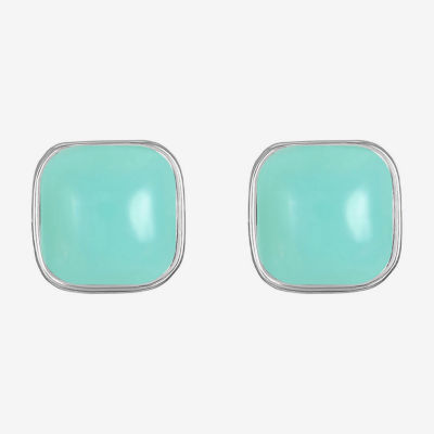 Liz Claiborne Blue 13.7mm Stud Earrings