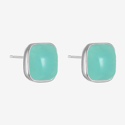 Liz Claiborne Blue 13.7mm Stud Earrings
