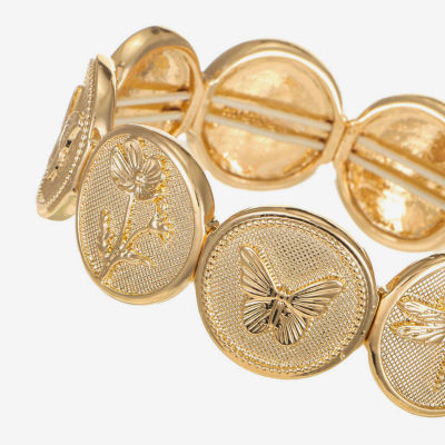 Monet Jewelry Womens Round Stretch Bracelet