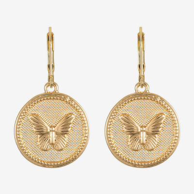 Monet Jewelry Womens Round Drop Earrings