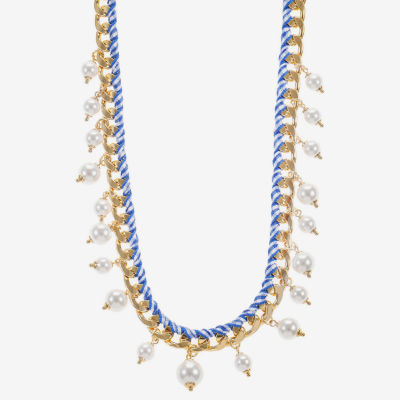 Liz Claiborne Womens 17 Inch Collar Necklace