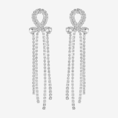 Monet Jewelry Womens Glass Pear Hypoallergenic Drop Earrings