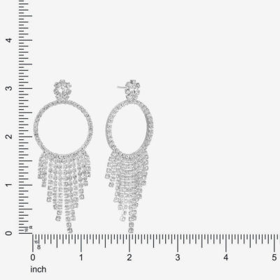 Monet Jewelry Womens Glass Round Hypoallergenic Drop Earrings