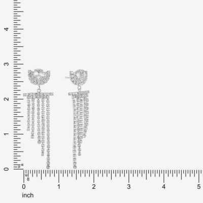 Monet Jewelry Womens Glass Round Hypoallergenic Drop Earrings