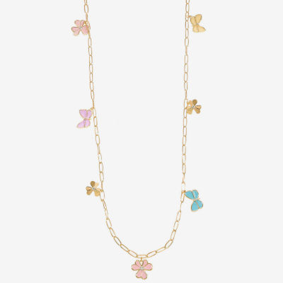 Liz Claiborne Womens Glass 34 Inch Strand Necklace