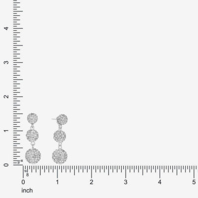 Monet Jewelry Womens Glass Round Hypoallergenic Drop Earrings