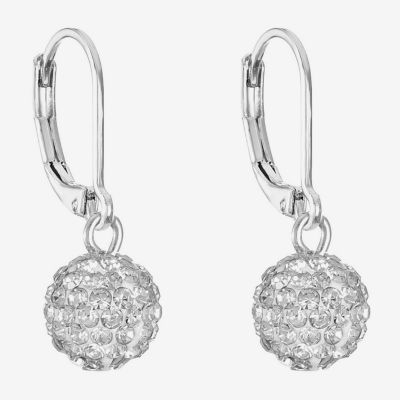 Monet Jewelry Womens Glass Round Drop Earrings