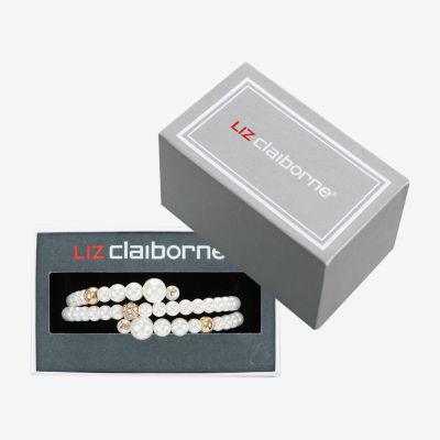 Liz Claiborne Womens Glass Wrap Bracelet