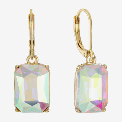 Monet Jewelry Womens Glass Drop Earrings