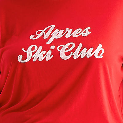 North Pole Trading Co. Polar Ski Club Womens Crew Neck Long Sleeve 2-pc. Matching Family Plus Pajama Sets