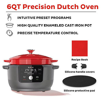 Instant 6-Quart Precision Dutch Oven 140-0038-01, Color: Black - JCPenney