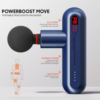 Sharper Image Powerboost Move Deep Tissue Portable Percussion Massager