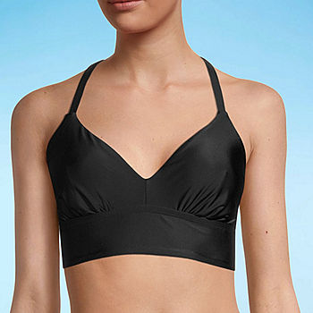 Eerbetoon astronomie beven Xersion Adjustable Straps Bralette Bikini Swimsuit Top, Color: Black -  JCPenney