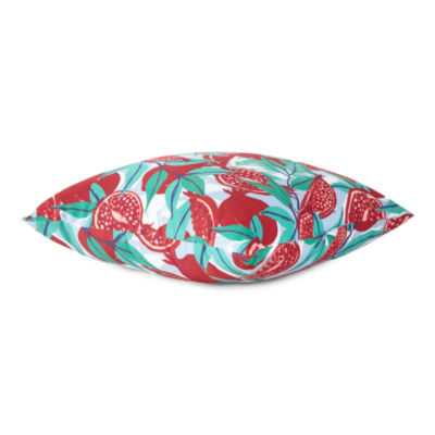 Distant Lands 18x18 Pomegranate Square Outdoor Pillow