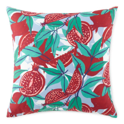 Distant Lands 18x18 Pomegranate Square Throw Pillow