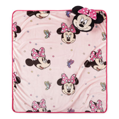 Disney Collection Minnie Butterflies Minnie Mouse Throw, Color: Minnie ...