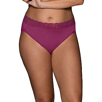 Vanity Fair Women's Flattering Lace Hi-Cut Underwear, Style 13280