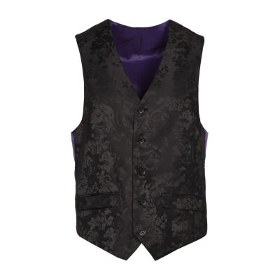 Steve Harvey Mens Floral Classic Fit Suit Vest