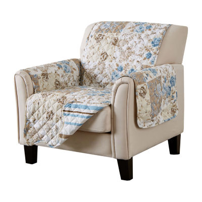 Linery Floral Chair Protector One Size Beige 14$
