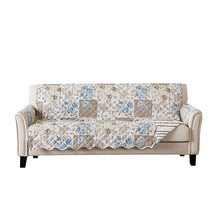 Linery Floral Sofa Protectors, One Size, Beige