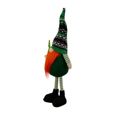 Northlight 20" Green Leprechaun Boy Standing Figure St. Patricks Day Gnome
