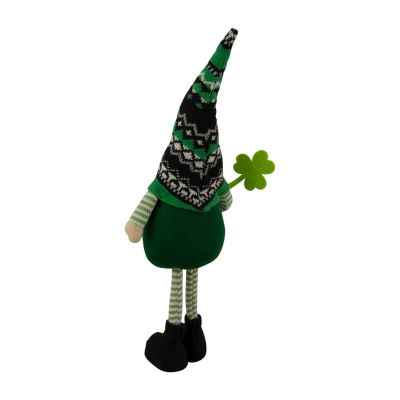 Northlight 20" Green Leprechaun Boy Standing Figure St. Patricks Day Gnome