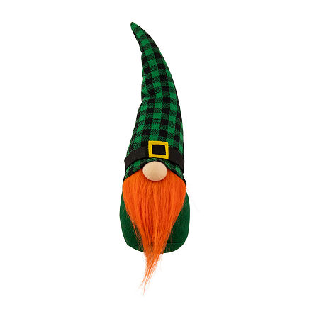 Northlight 13 Green And Black Plaid Leprechaun St. Patricks Day Gnome, One Size, Green