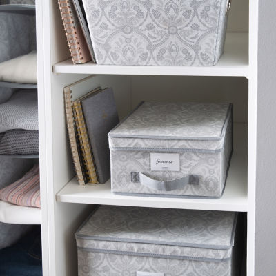 Kennedy International Gray Patterned Storage Box